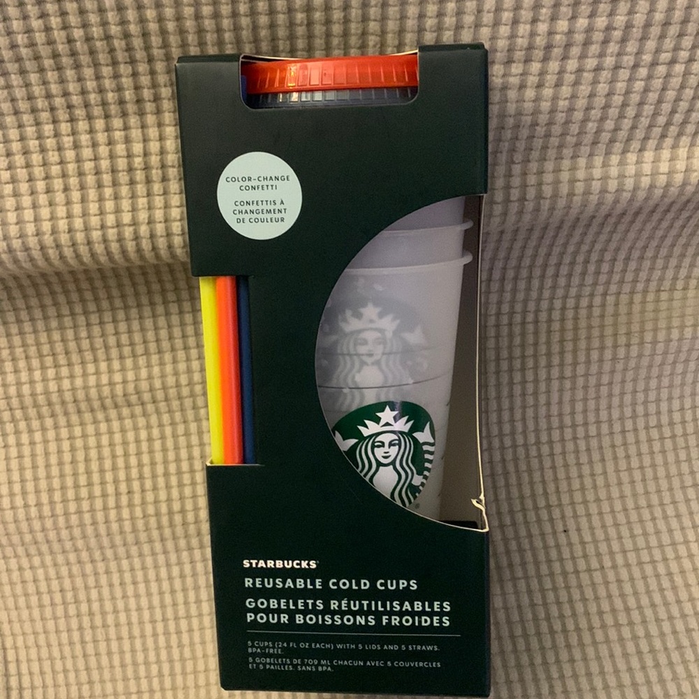 Starbucks Confetti Cups